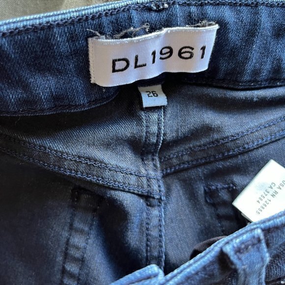 DL1961 FLORENCE SKINNY MID RISE INSTASCULPT CROP JEANS WOMENS SIZE 26 - Picture 7 of 10